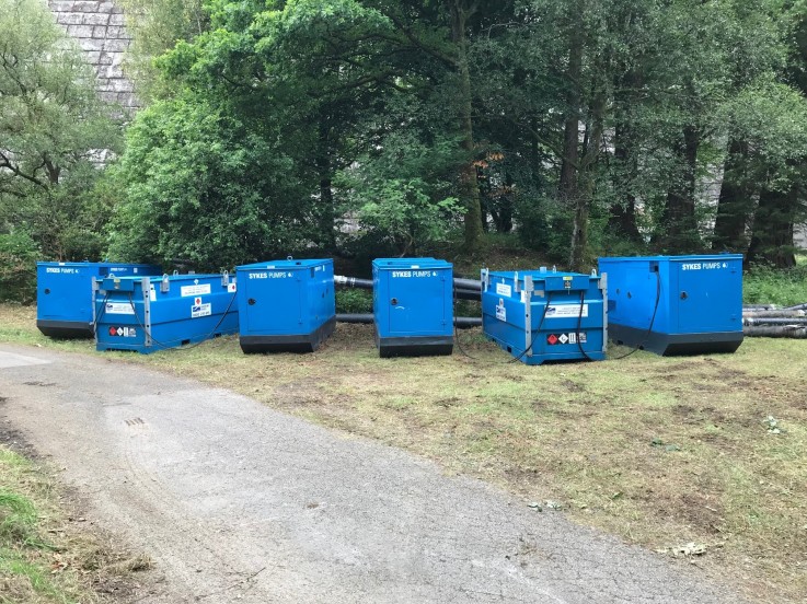 Cumbrian salmon farm 2 Pump hire helps salmon manufacturers maintain output