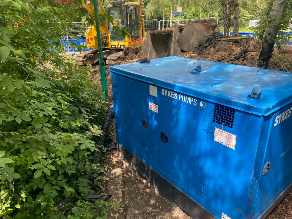 Thames Water seeks emergency pump hire following burst water main
