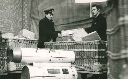 Andrews Sykes heating a Royal Mail sorting office 1975